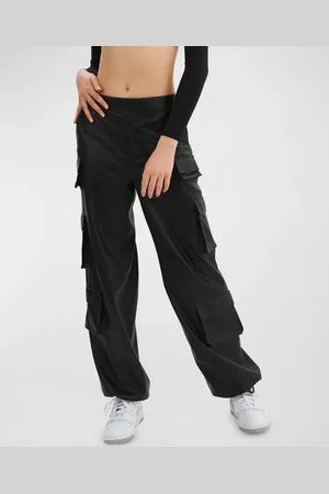 LaMarque Bobbi Faux-Leather Cargo Pants