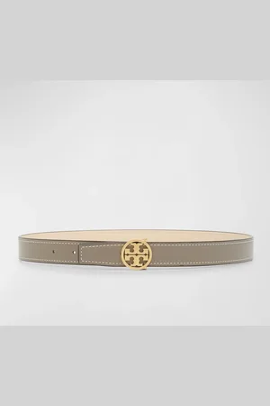 Tory Burch Miller Reversible Smooth Leather Belt
