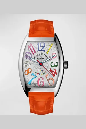 FRANCK MULLER Ladies Color Dreams Curvex Watch with Alligator Strap