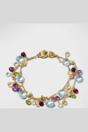 Marco Bicego 18K Two-Strand Paradise Bracelet with Mixed Gems