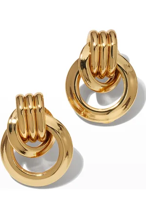 Kenneth Jay Lane Small Door-Knocker Earrings