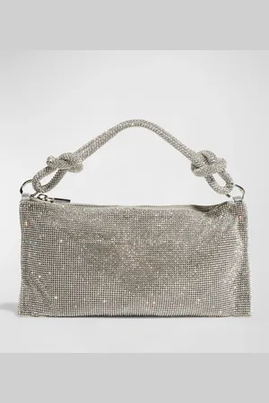 Cult Gaia Hera Nano Knotted Embellished Shoulder Bag