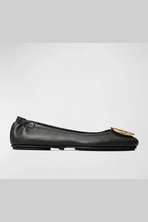 Tory Burch Minnie Travel Leather Ballet Flats