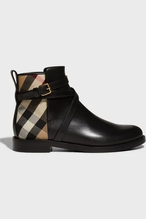 Burberry Pryle Equestrian Check Ankle Booties