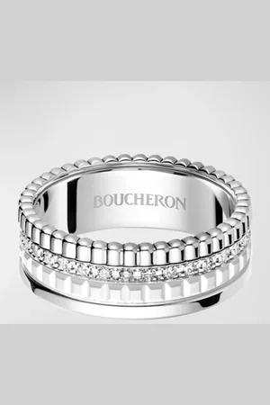 Boucheron Quatre 18K White Gold Diamond Ring