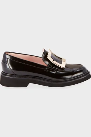 Roger Vivier Viv Rangers Buckle Loafers