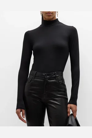 Majestic Soft Touch Mock Turtleneck Top