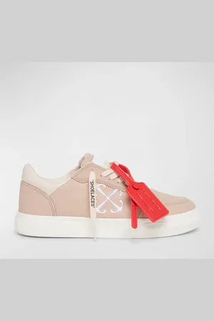 OFF-WHITE Vulcanized Leather Low-Top Sneakers