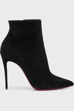 Christian Louboutin So Kate Suede Red Sole Booties