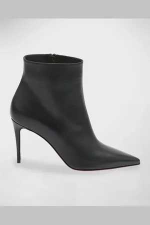 Christian Louboutin So Kate Leather Red Sole Booties