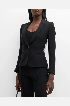 Giorgio Armani Cady Tailored Blazer Jacket
