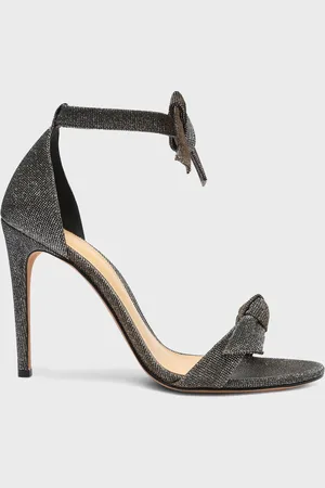 ALEXANDRE BIRMAN Clarita Bow Metallic Evening Sandals