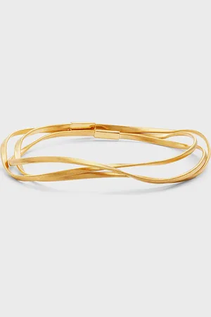 Marco Bicego Marrakech 18K Three Strand Coiled Rigid Bangle