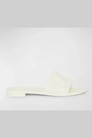 Moncler Mon Rubber Logo Flat Slide Sandals