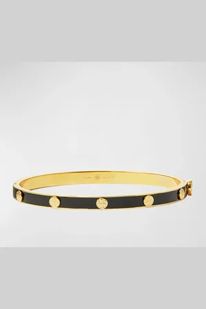 Tory Burch Miller Stud 5mm Enamel Hinge Bracelet
