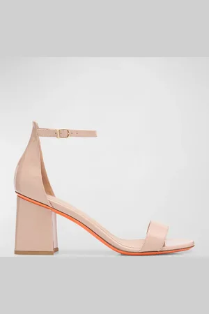 santoni Calypso Patent Ankle-Strap Sandals
