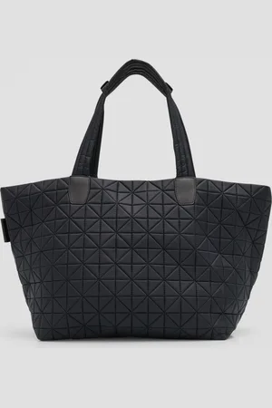 VeeCollective Geo Quilted Nylon Tote Bag