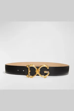 Dolce & Gabbana DG Barocco 40mm Calf Leather Belt