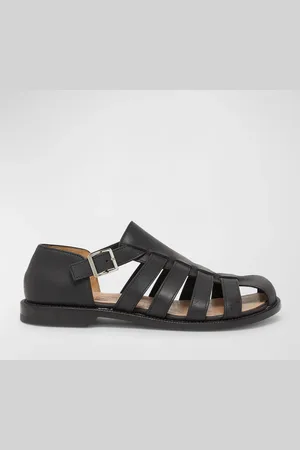 Loewe Campo Leather Fisherman Sandals