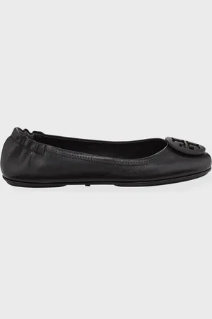 Tory Burch Minnie Travel Leather Ballet Flats