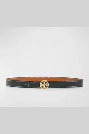 Tory Burch Miller Reversible Smooth Leather Belt