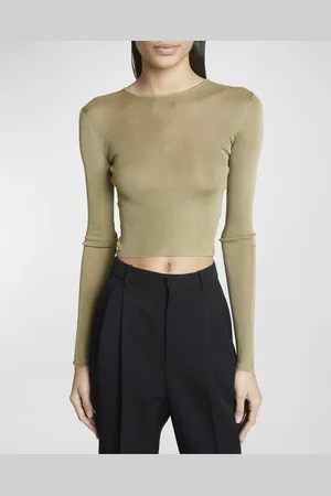 Saint Laurent Fitted Jersey Top