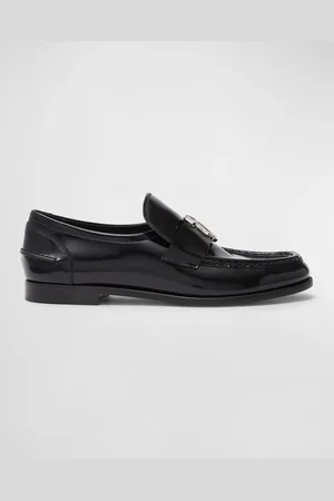 Christian Louboutin Flat Leather Red Sole Loafers