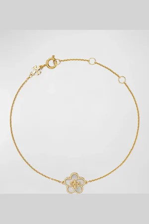 Tory Burch Kira Mother-of- Flower Bracelet