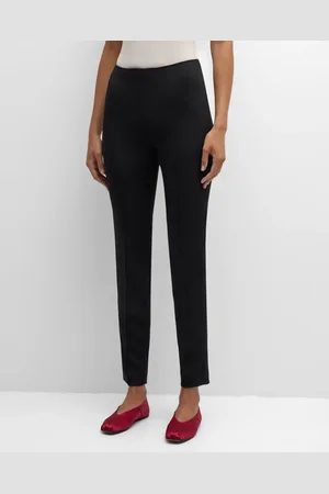 AKRIS Melissa Silk Marocain Pants