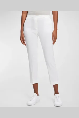THEORY Treeca Good Linen Pull-On Pants