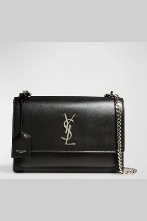 Saint Laurent Sunset Medium YSL Crossbody Bag in Smooth Leather