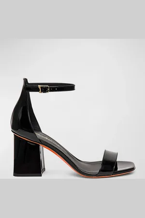 santoni Calypso Patent Ankle-Strap Sandals
