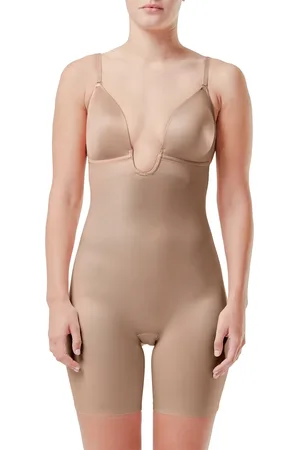 Spanx Shape Suit Your Fancy Plunge Low-Back Mid-Thigh Bodysuit