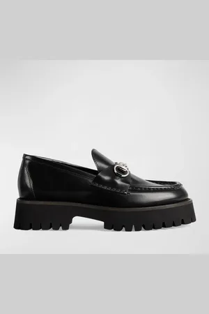 Gucci Sylke Leather Bit Loafers