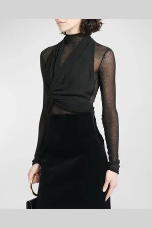 Salvatore Ferragamo High-Neck Sweater Bodysuit