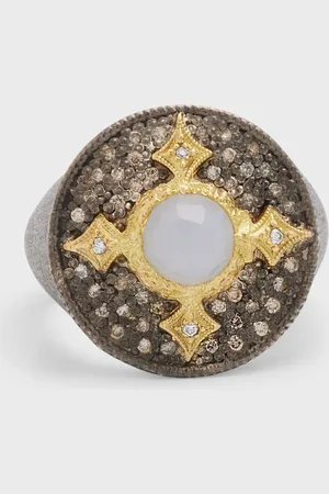 Armenta Old World Chalcedony Statement Ring