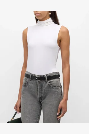 Majestic Soft Touch Sleeveless Stretch Turtleneck