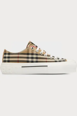 Burberry Jack Check Low-Top Sneakers