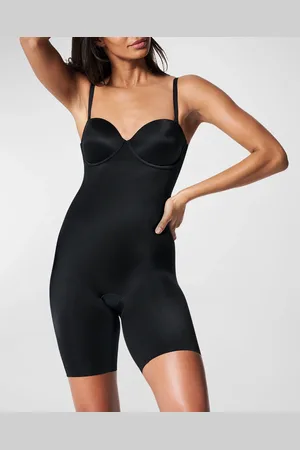 Spanx Shape Suit Your Fancy Strapless Cupped Mid-Thigh Bodysuit