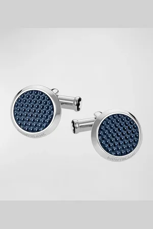 Montblanc Meisterstuck Cufflinks w/ Hexagonal Inlay