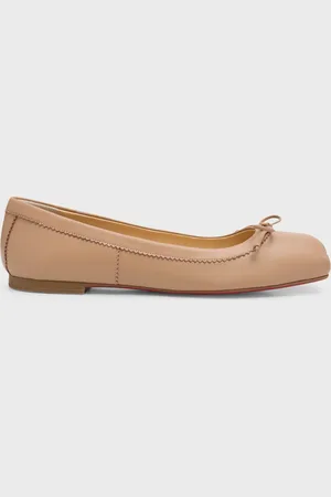 Christian Louboutin Mamadrague Napa Bow Ballerina Flats