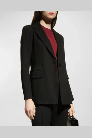 ROSETTA GETTY Jersey Single-Breasted Blazer