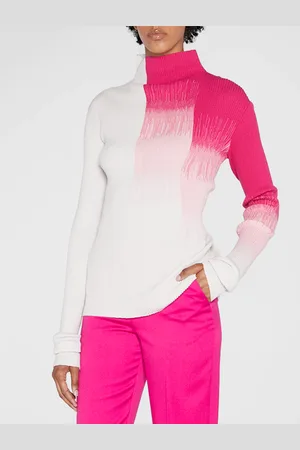 Giorgio Armani Ribbed Ombre Turtleneck Sweater