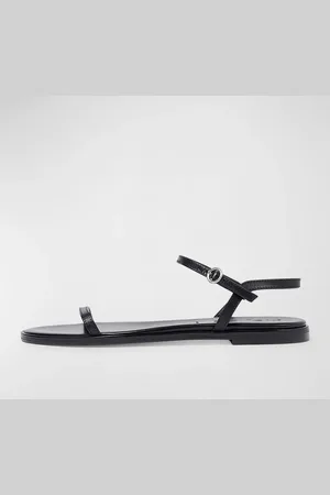 Aeyde Nettie Leather Ankle-Strap Sandals