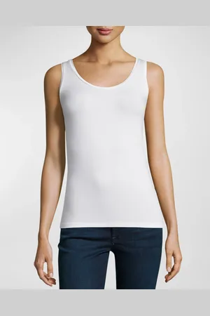 Majestic Soft Touch Scoop-Neck Tank