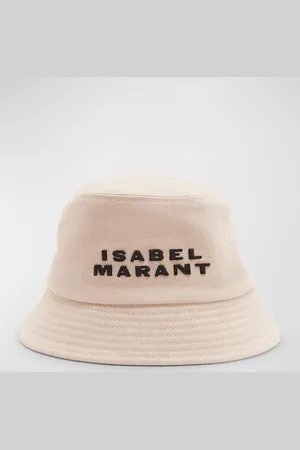 Isabel Marant Haley Embroidered Logo Canvas Bucket Hat