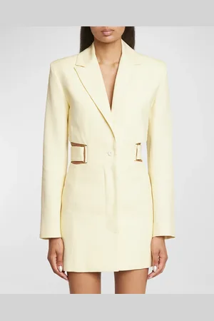 Yellow shops blazer dress