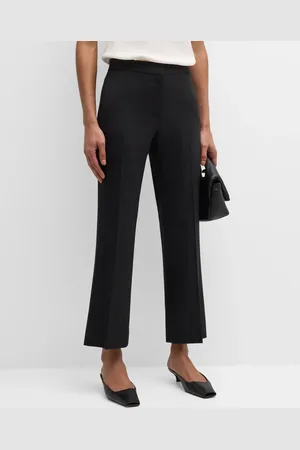 Argent Cropped Kick-Flare Seasonless Wool Trousers