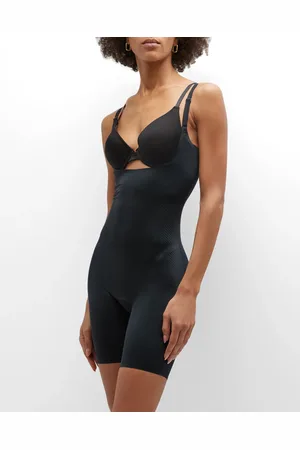 Spanx Shape Invisible Open-Bust Mid-Thigh Bodysuit