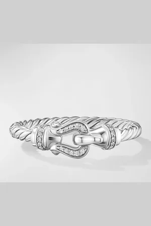 David Yurman Petite Buckle Ring, 2mm